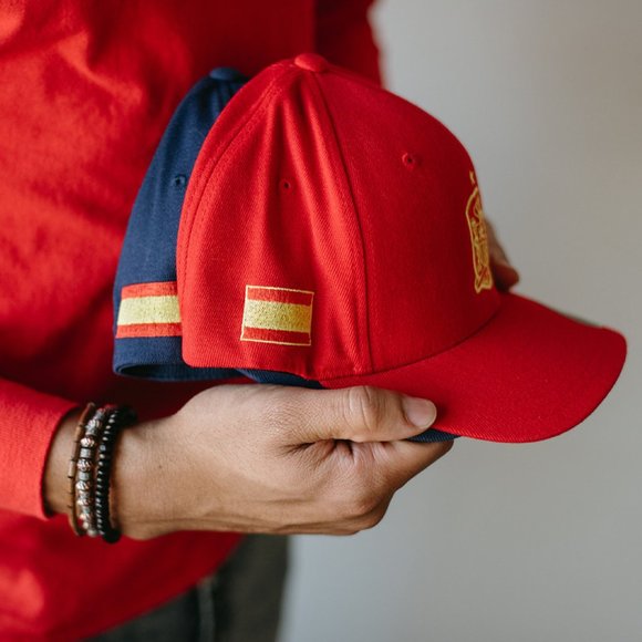 Spain Futbol National Soccer Team Fitted Cap Espana Euro Cup Hat L/XL - Picture 4 of 5